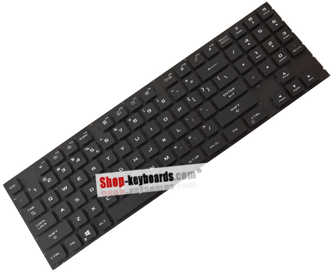 Asus 0KNR0-E630BG00  Keyboard replacement