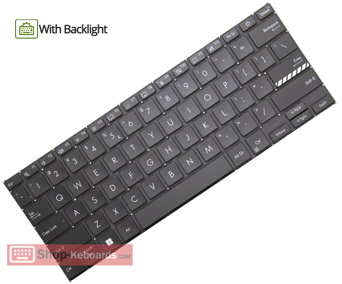 Asus ASM21L76I0J528 Keyboard replacement