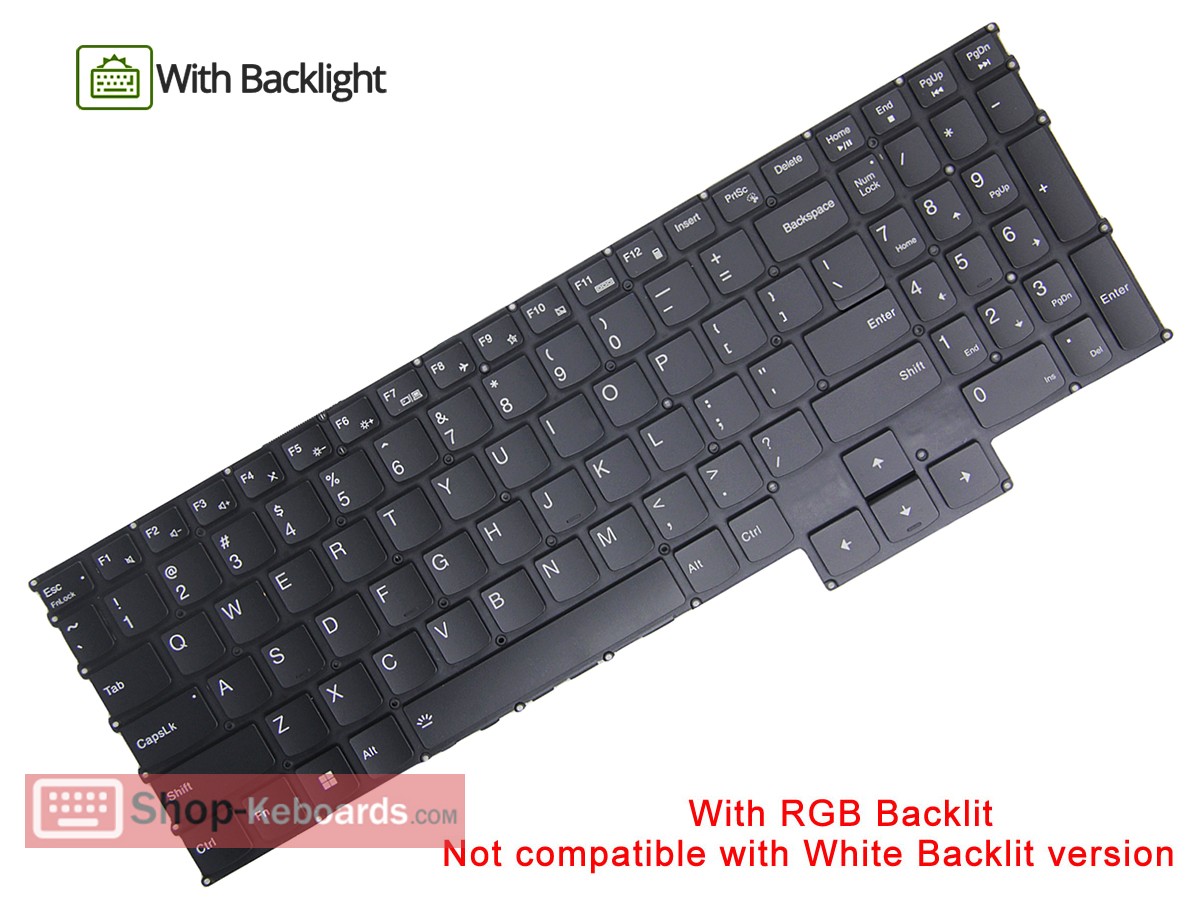 Lenovo Legion 5 15IAH7H Type 82RB Keyboard replacement