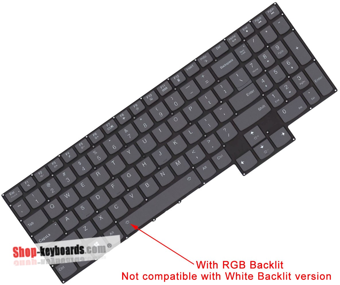 Lenovo Legion C7-15IMH05 Type 82EH Keyboard replacement