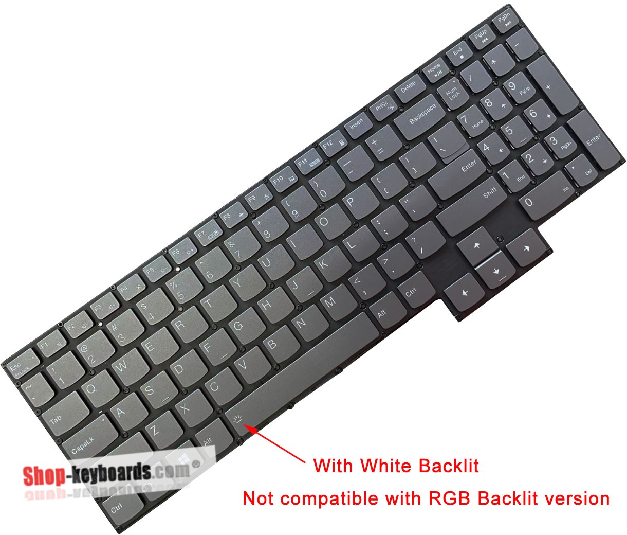 Lenovo Legion S7-15IMH5 Type 82BC Keyboard replacement