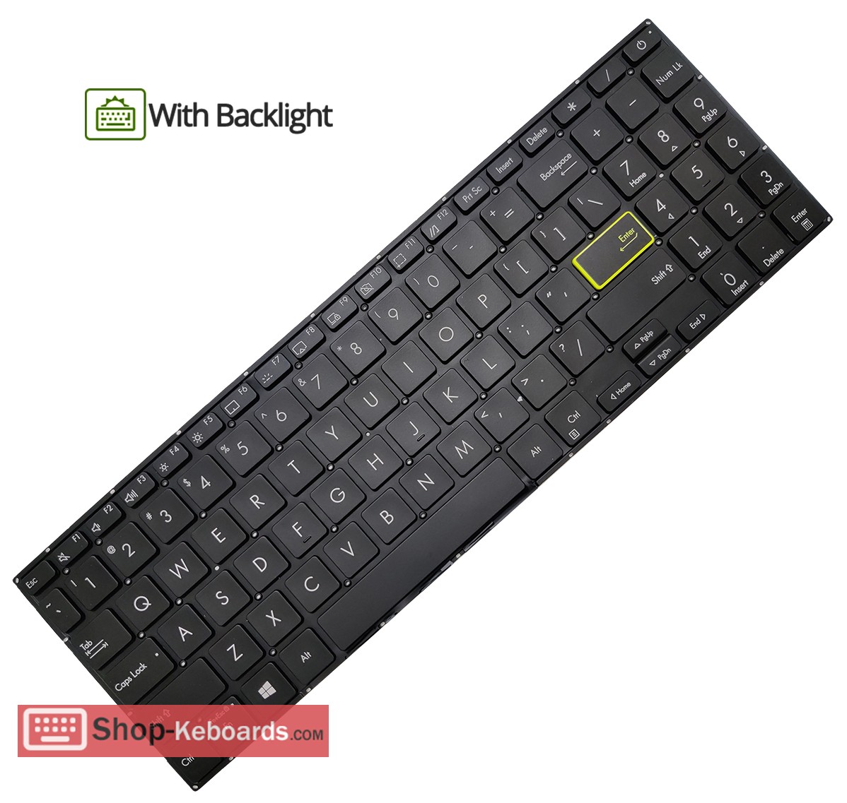 Asus K513EQ-VIPS553  Keyboard replacement
