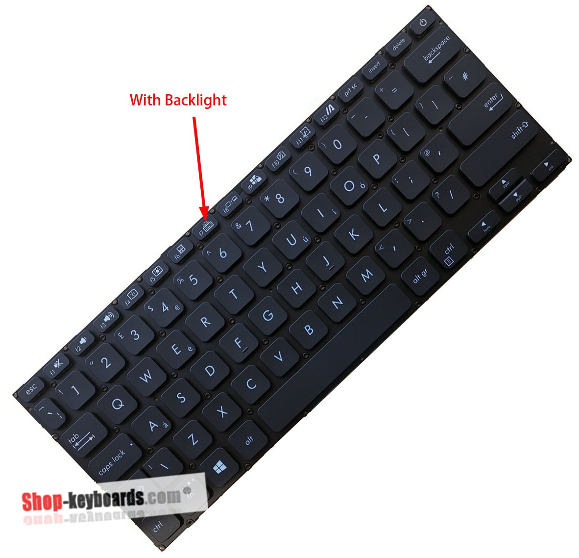 Asus 0KN1-A72UK12  Keyboard replacement