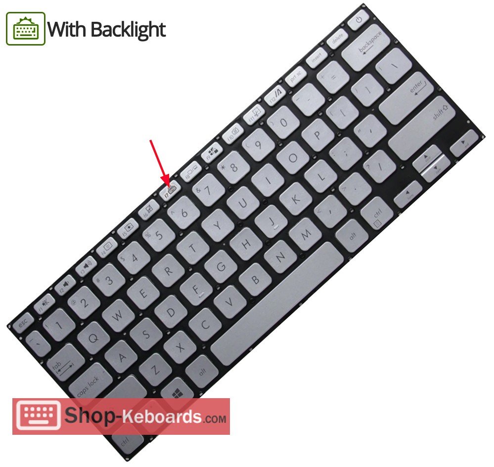 Asus A409FA-BV166T  Keyboard replacement