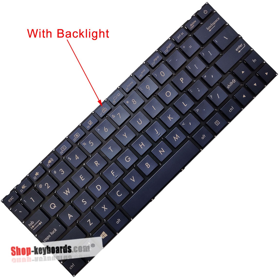 Asus 0KNB0-162EAR00  Keyboard replacement