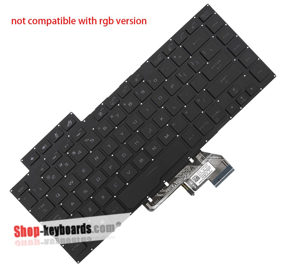 Asus GA502D Keyboard replacement
