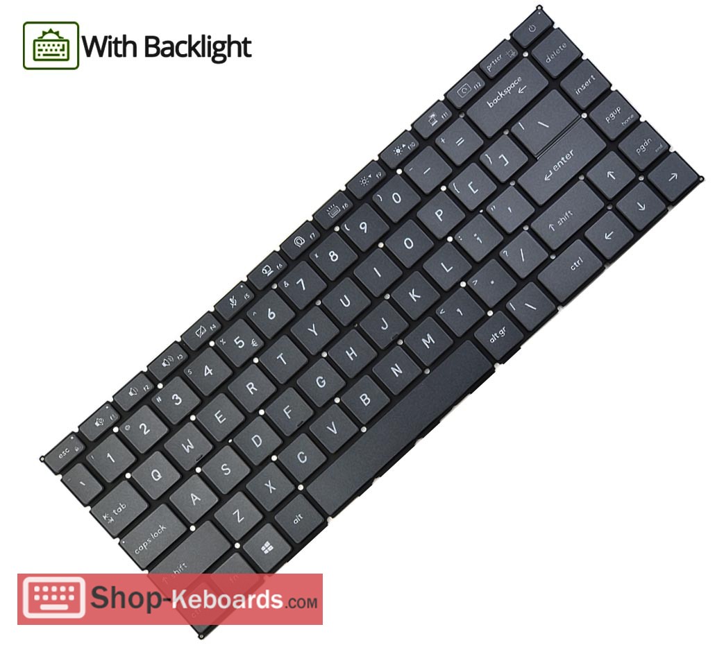 MSI Prestige 14 A10RB-042IT  Keyboard replacement