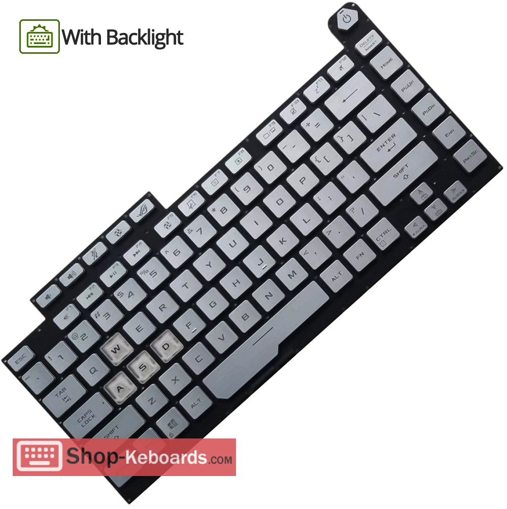 Asus ROG G512LV Keyboard replacement