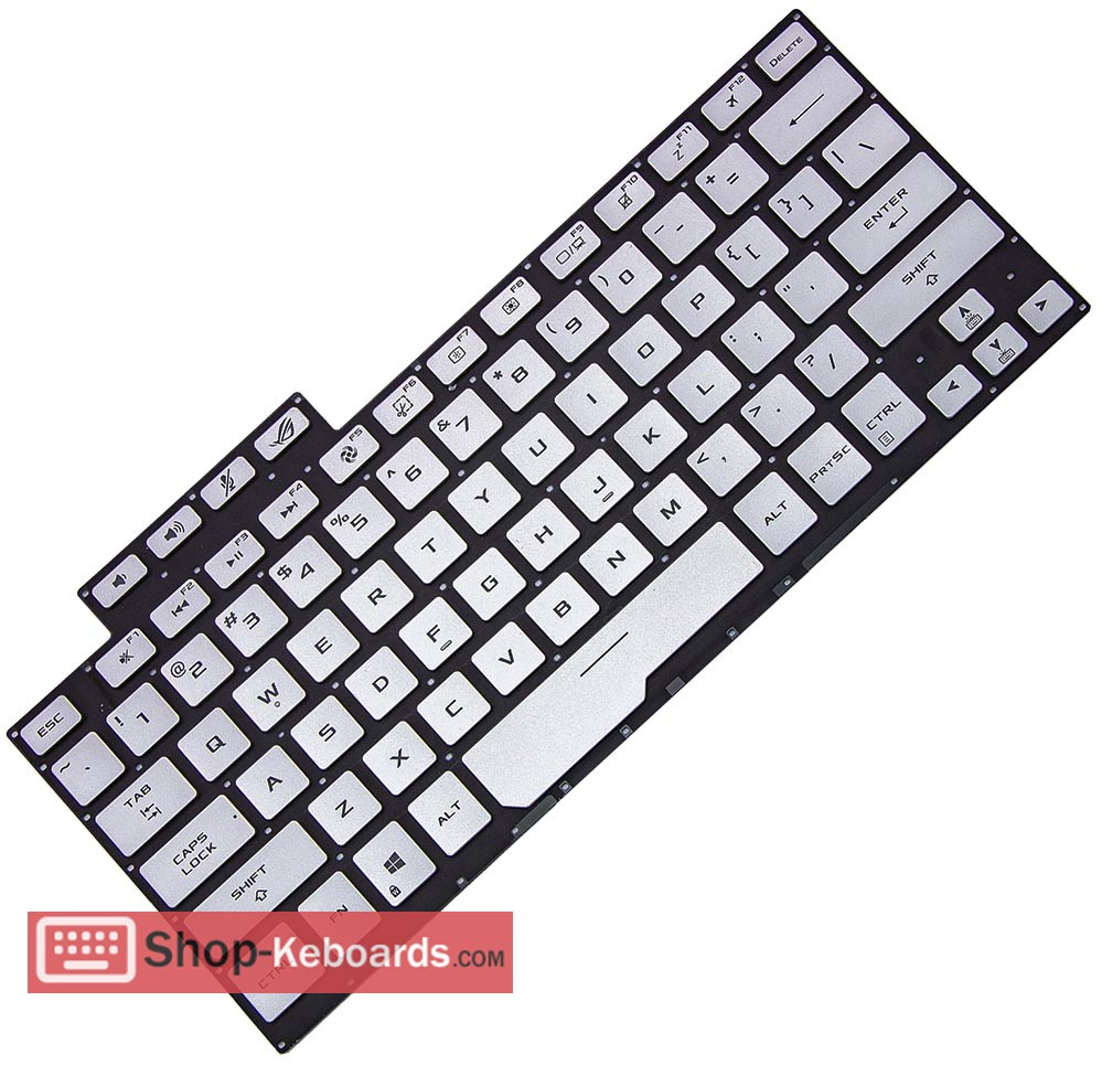 Asus ROG Zephyrus G14 GA401QM-HZ146TS  Keyboard replacement