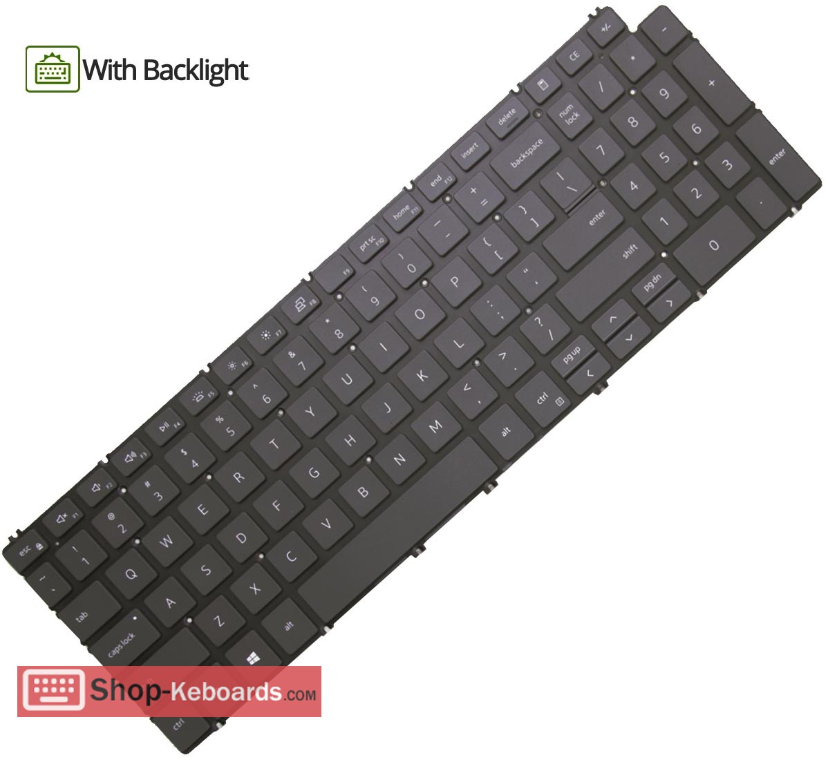 Dell P105F007 Keyboard replacement