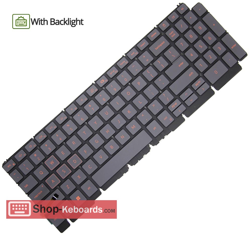 Dell P105F007 Keyboard replacement
