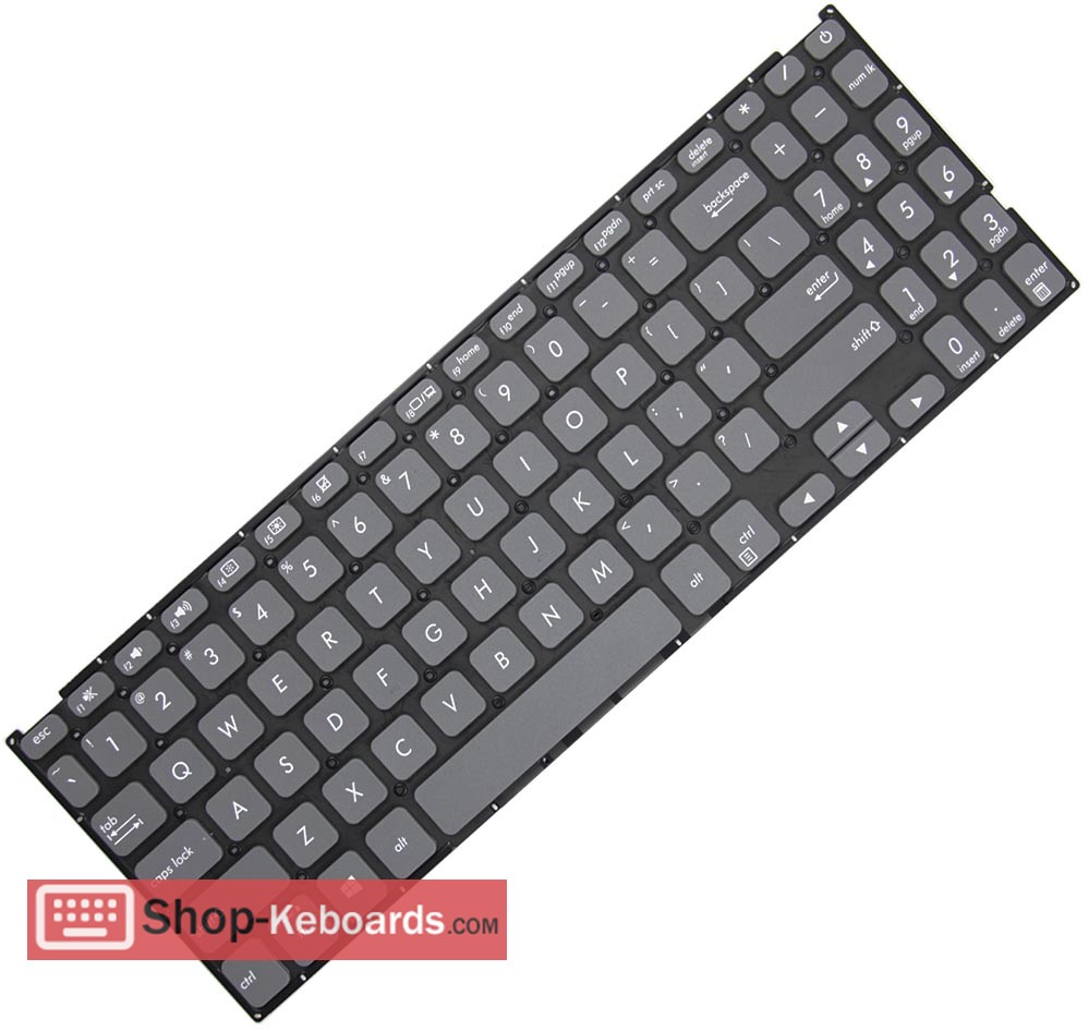 Asus 0KNB0-5624SP00  Keyboard replacement