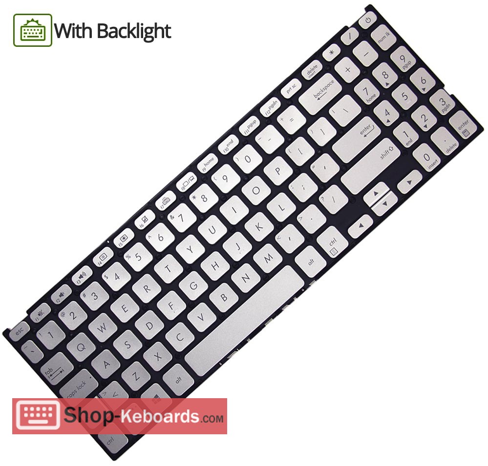 Asus 0KNB0-5624SF00  Keyboard replacement
