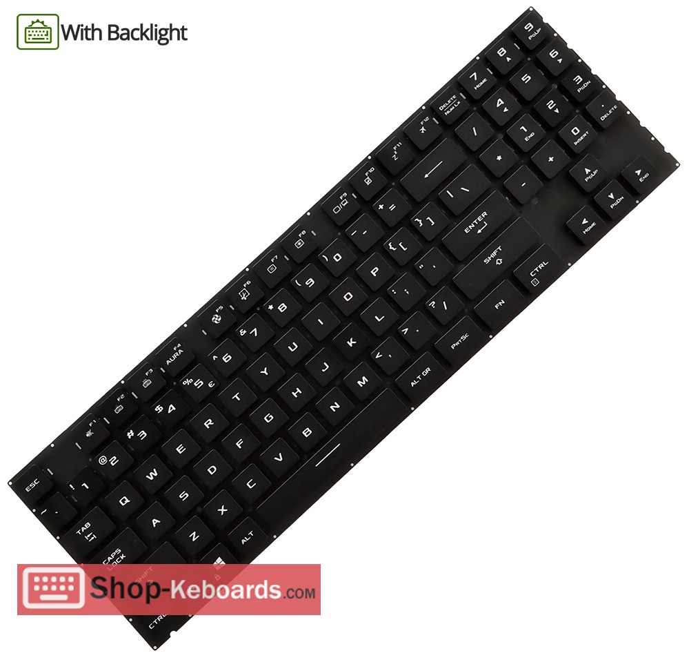 Asus G733QM Keyboard replacement