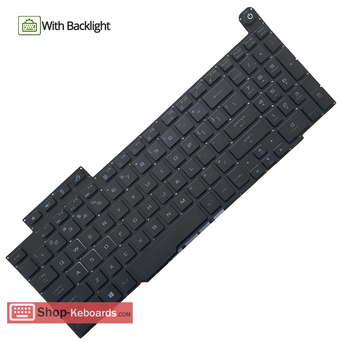 Asus GM501GM-EI032  Keyboard replacement