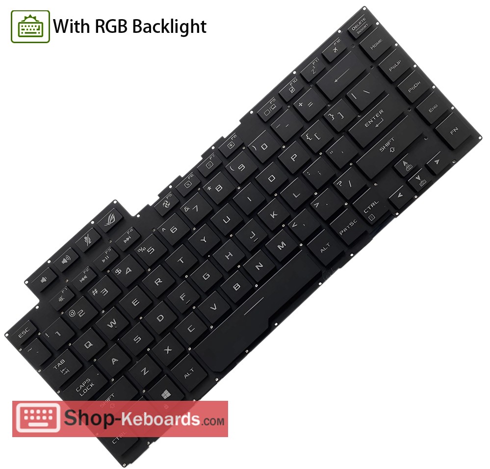 Asus GU502LV Keyboard replacement