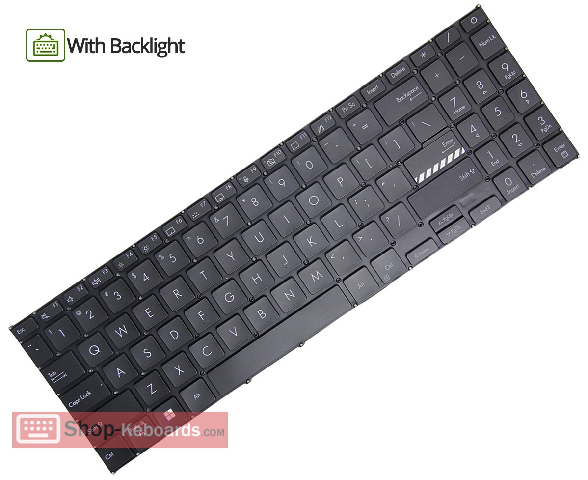 Asus M1502IA-EJ240W  Keyboard replacement