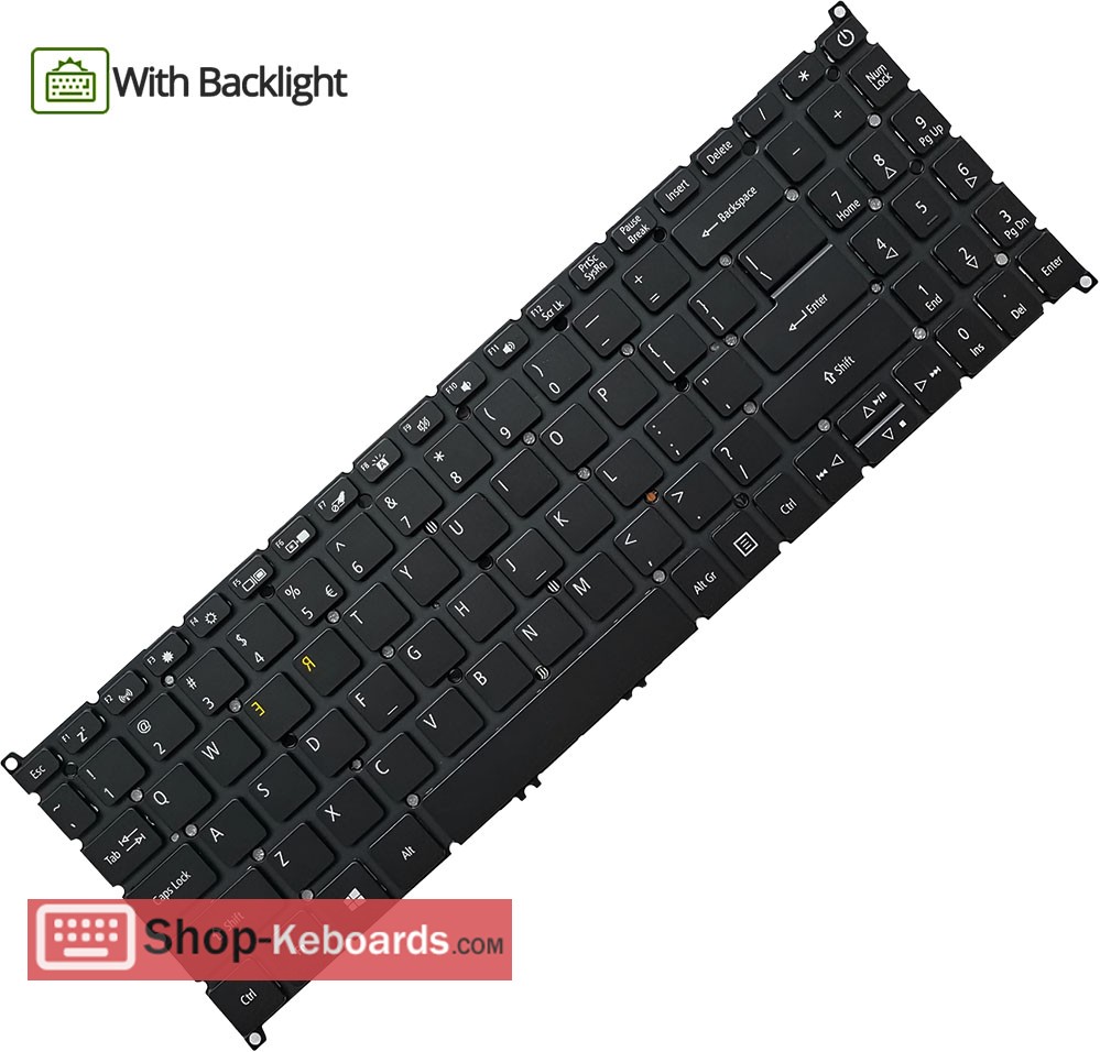 Acer ASPIRE VERO AV15-52-59AP  Keyboard replacement