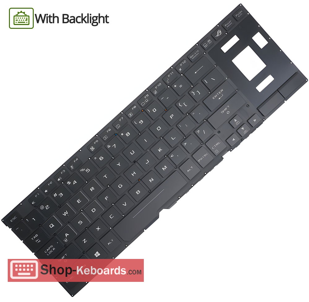 Asus ROG GX501GI-0061A8750H  Keyboard replacement