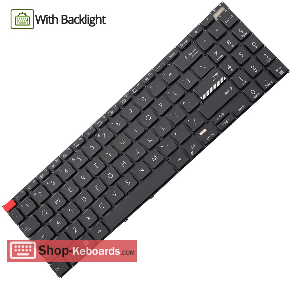 Asus m5602qa-0048k5600h-0048K5600H  Keyboard replacement