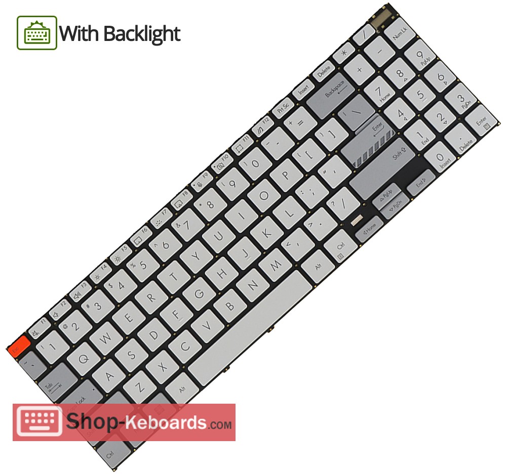 Asus M6501RR-LP016W  Keyboard replacement