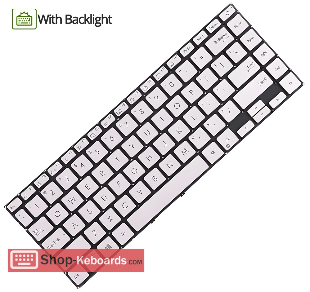 Asus 0KNB0-260QUS00 Keyboard replacement