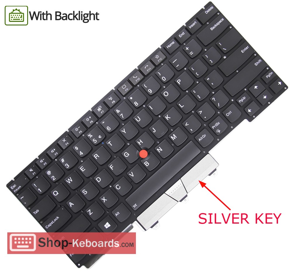 Lenovo 5M10W64432 Keyboard replacement