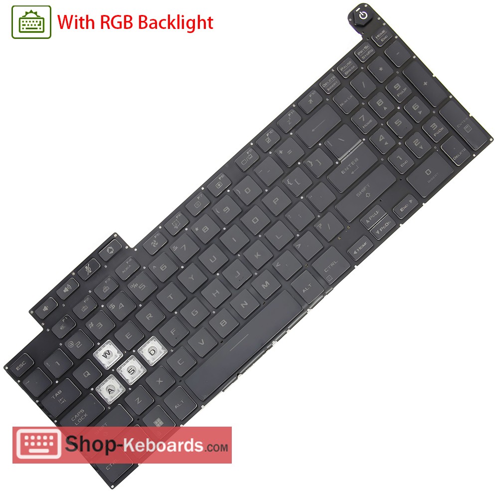 Asus FX507ZC4-HN119W  Keyboard replacement