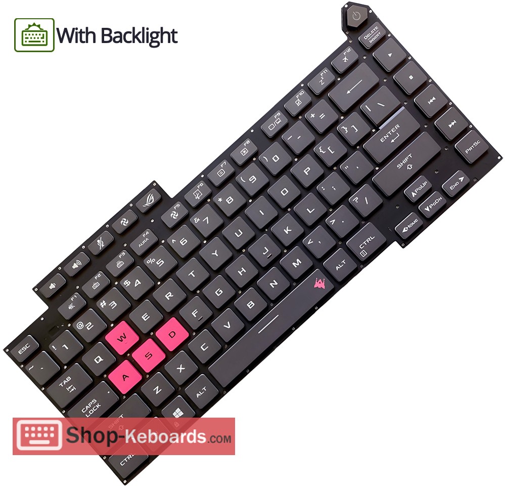 Asus 0KNR0-4812BG00  Keyboard replacement