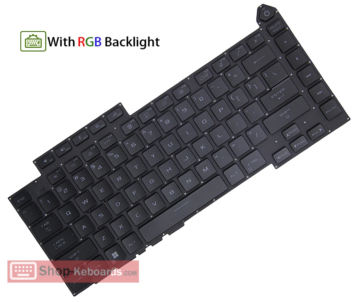 Asus g533zs-ln009w-LN009W  Keyboard replacement
