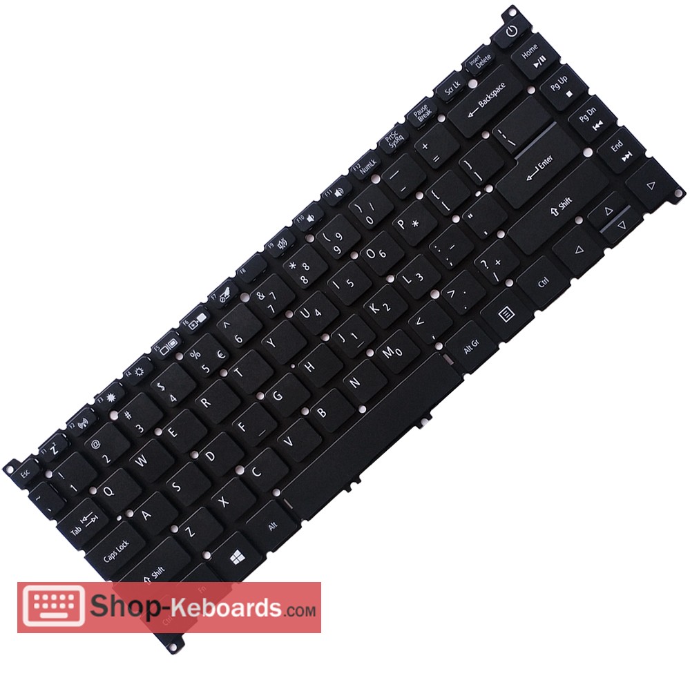 Acer ASPIRE A715-73G-73WB  Keyboard replacement