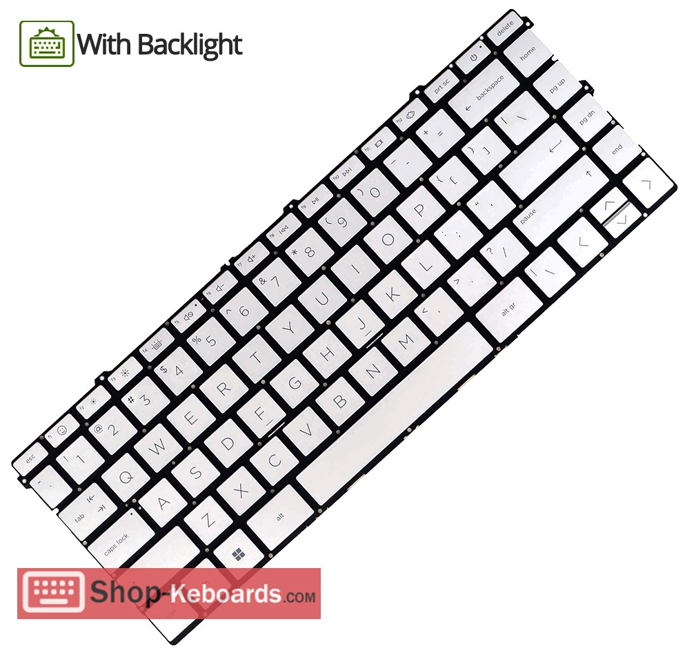 HP Envy 16-H1000  Keyboard replacement