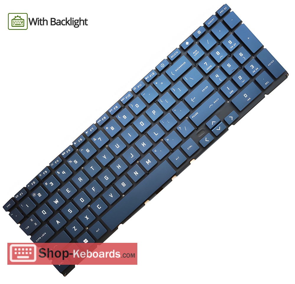 HP VICTUS 15-FB0000 Keyboard replacement