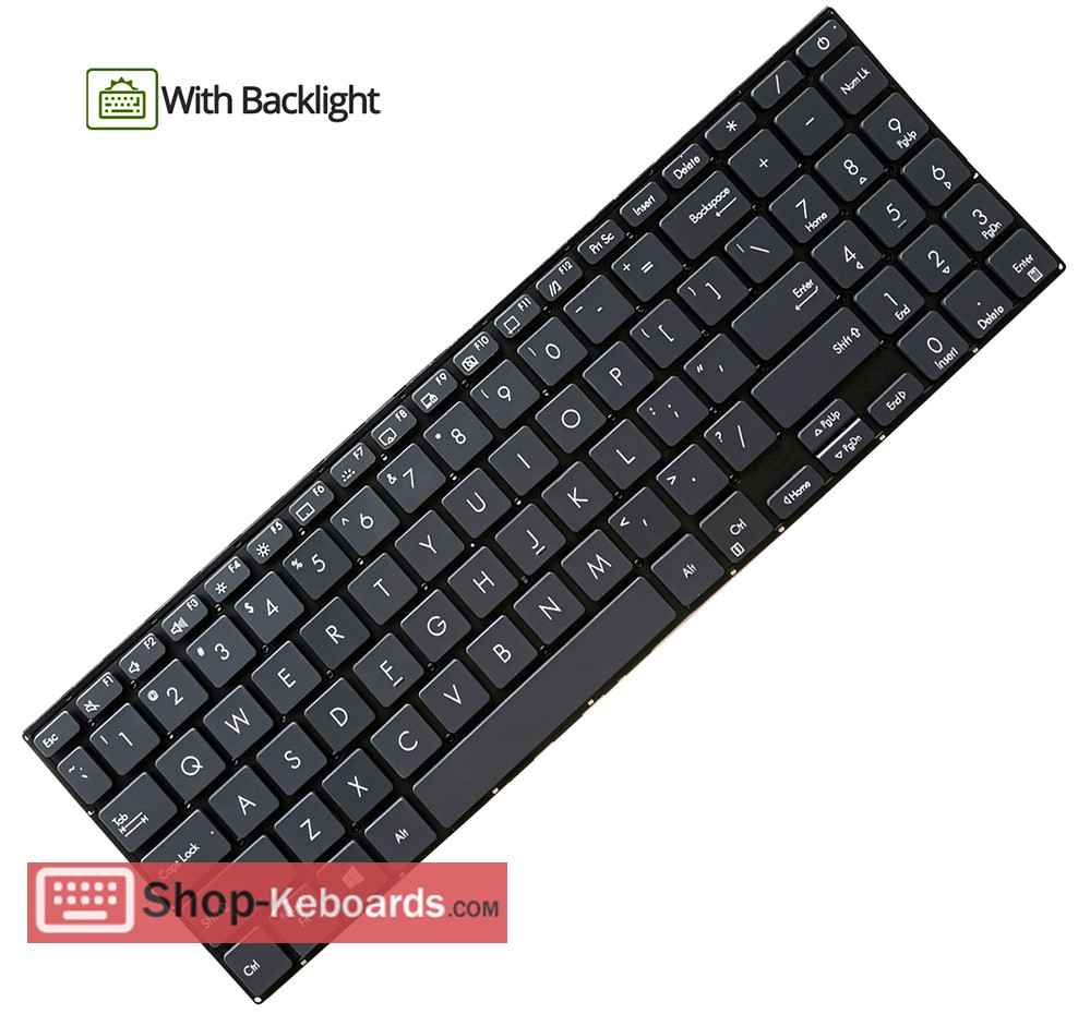 Asus 9Z.NHABQ.A01 Keyboard replacement