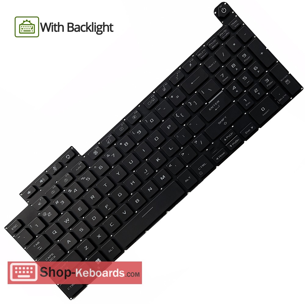 Asus FA617XS-N3037W  Keyboard replacement