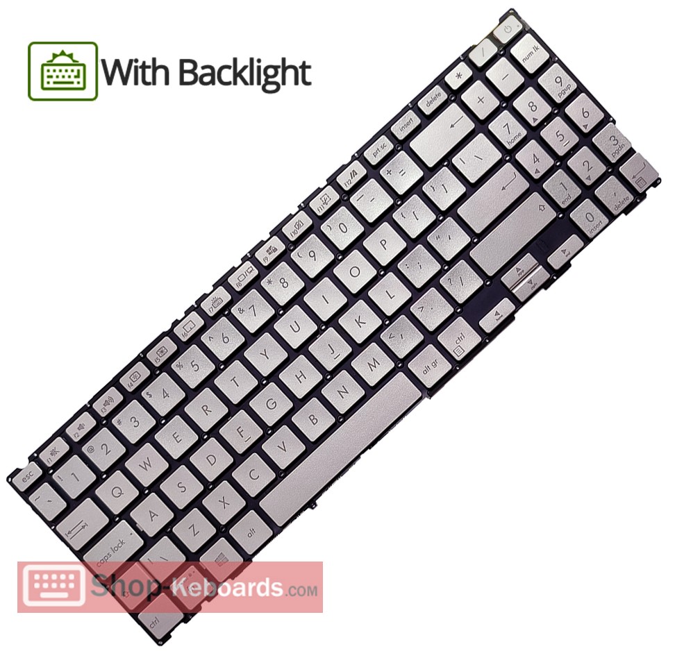 Asus 0KNB0-563CAR00  Keyboard replacement