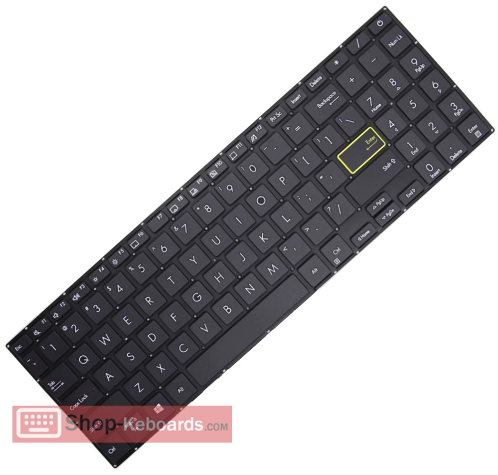 Asus 0KNB0-510EBG00  Keyboard replacement