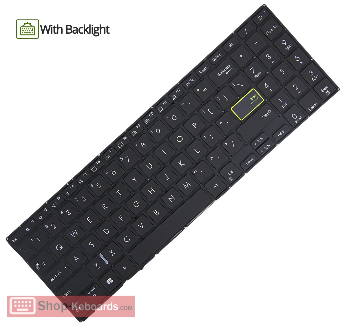Asus ASM19G66GBJ9201 Keyboard replacement