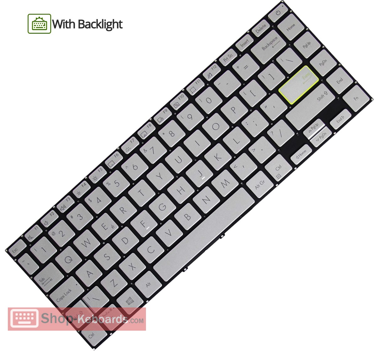 Asus 90NB0Q11-R30SP0  Keyboard replacement