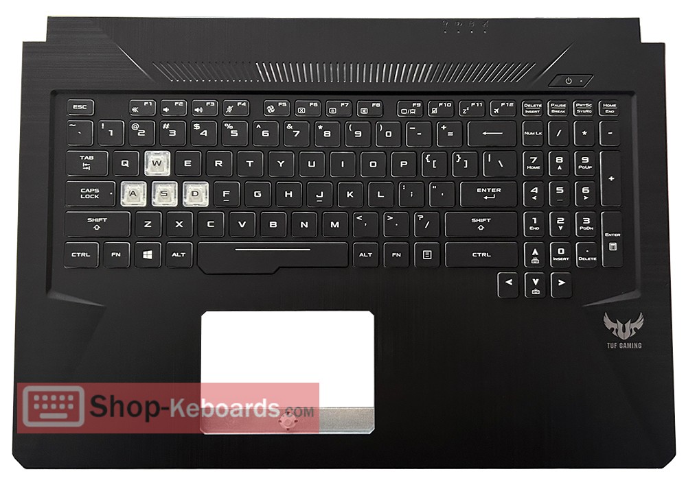 Asus 90NR02B1-R31BE0  Keyboard replacement