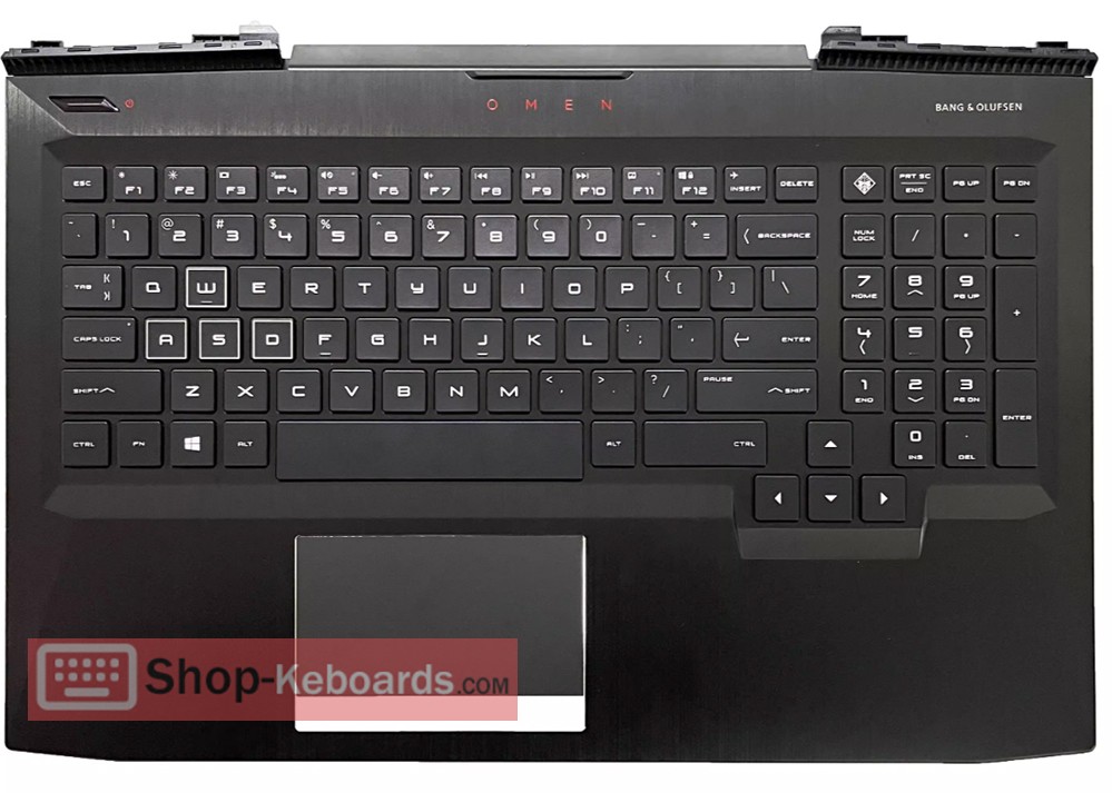 HP OMEN 15-CE019NA  Keyboard replacement