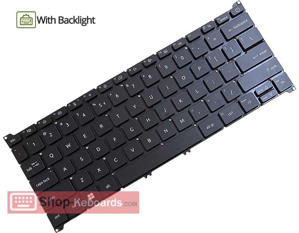 Acer SPIN SP514-51N-78YU  Keyboard replacement