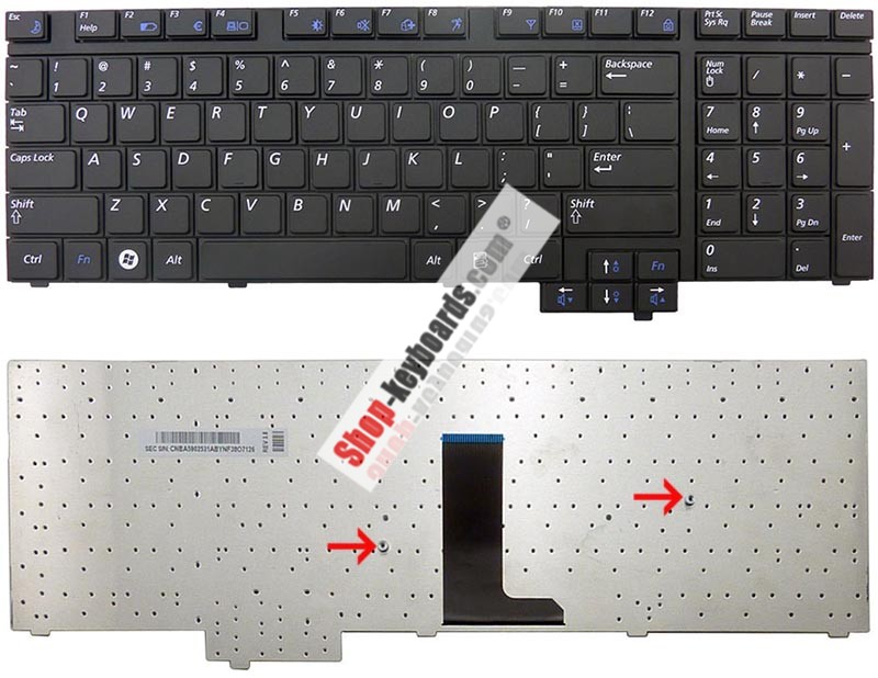 Samsung R718 Keyboard replacement