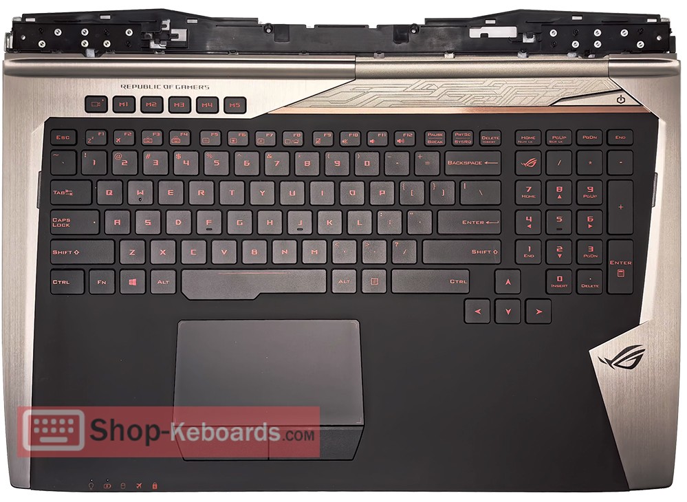 Asus G701VI Keyboard replacement