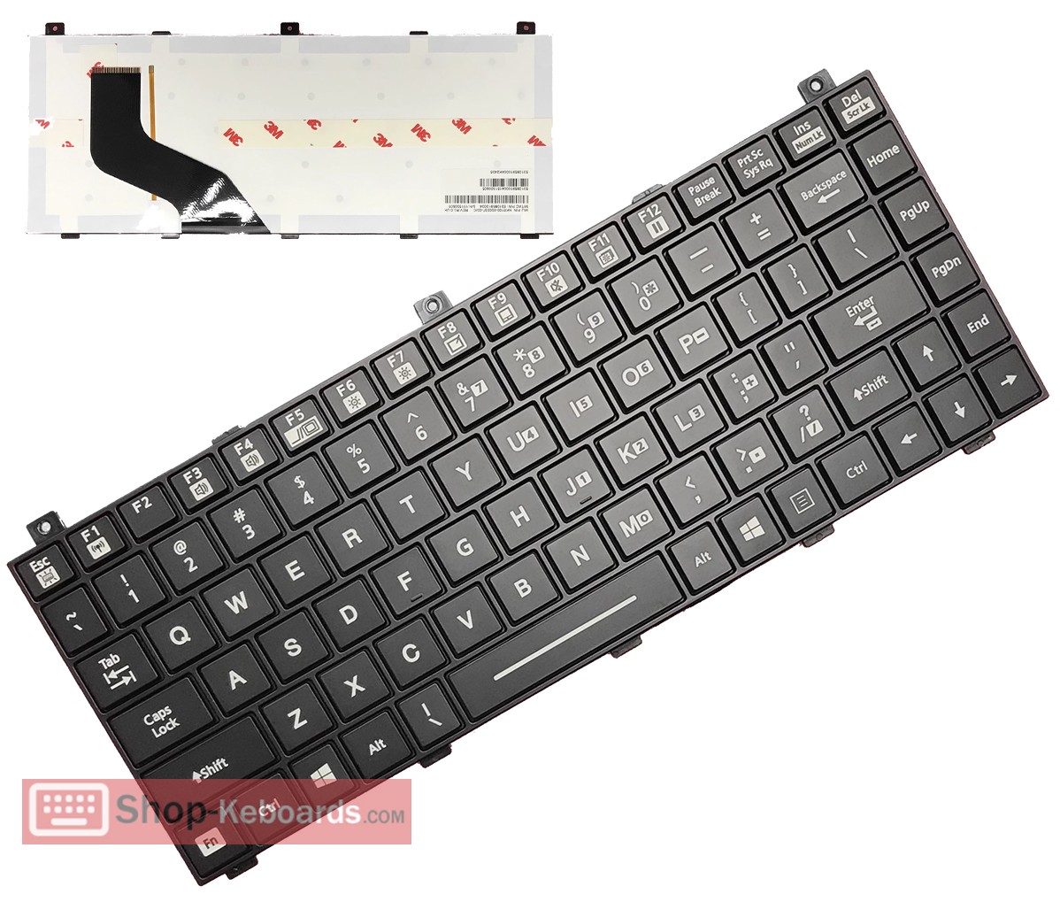 GETAC NK5100-00000T-01-00/C Keyboard replacement