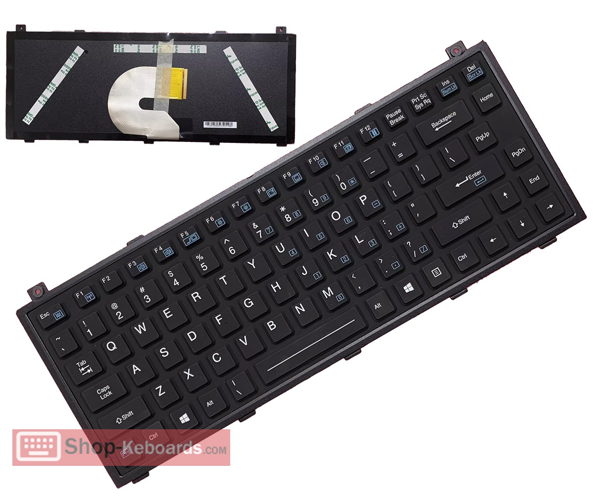 GETAC 53101290082712023 Keyboard replacement