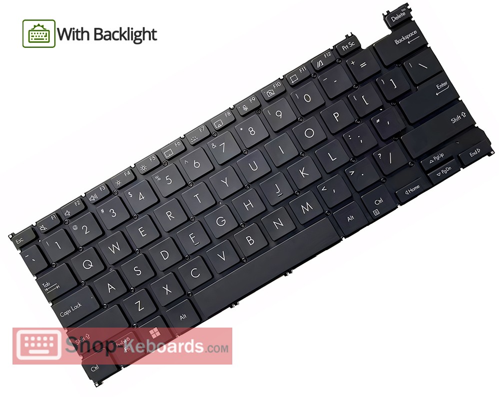Asus 0KNB0-2921SP00  Keyboard replacement