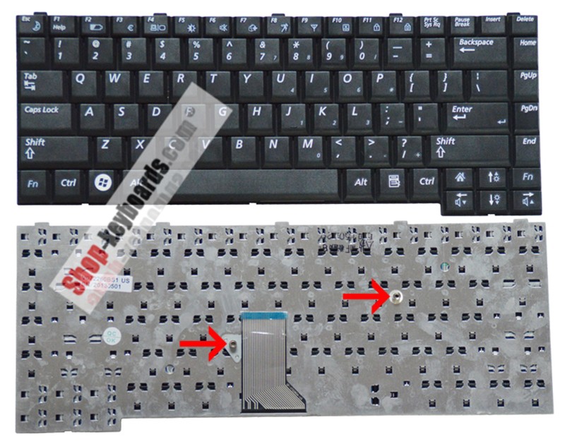 Samsung HV072260BK Keyboard replacement
