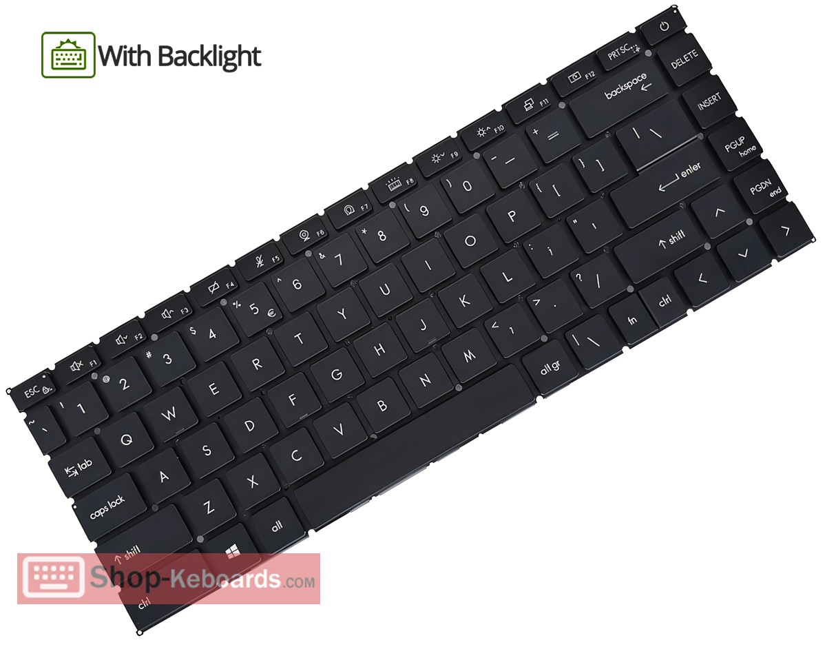 MSI CREATOR Z16 A12UET-033FR  Keyboard replacement
