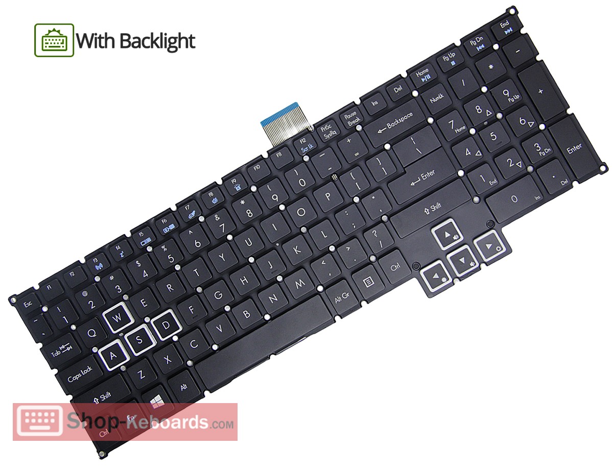Acer 6B.Q06N5.024 Keyboard replacement